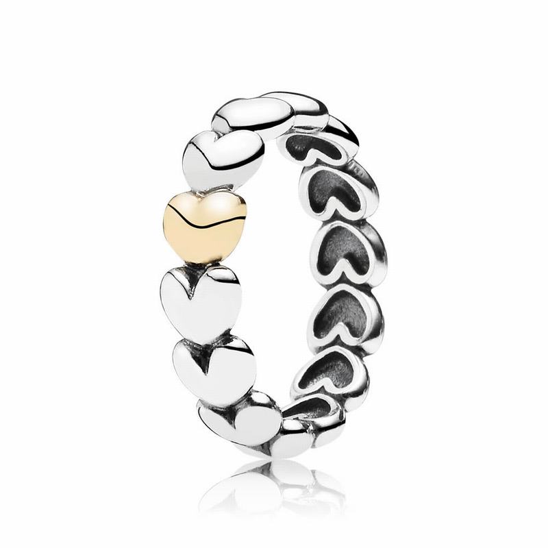 Pandora Australia My One True Love Promise Ring - Two Tone | OESVIL058